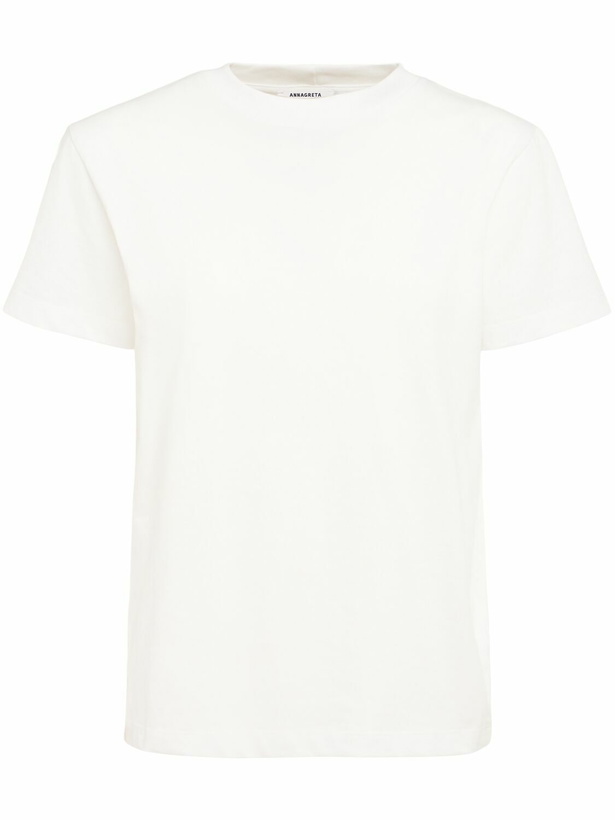Photo: ANNAGRETA Bette Regular Fit Cotton Jersey T-shirt