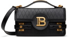 Balmain Black B-Buzz Shoulder 24 Bag