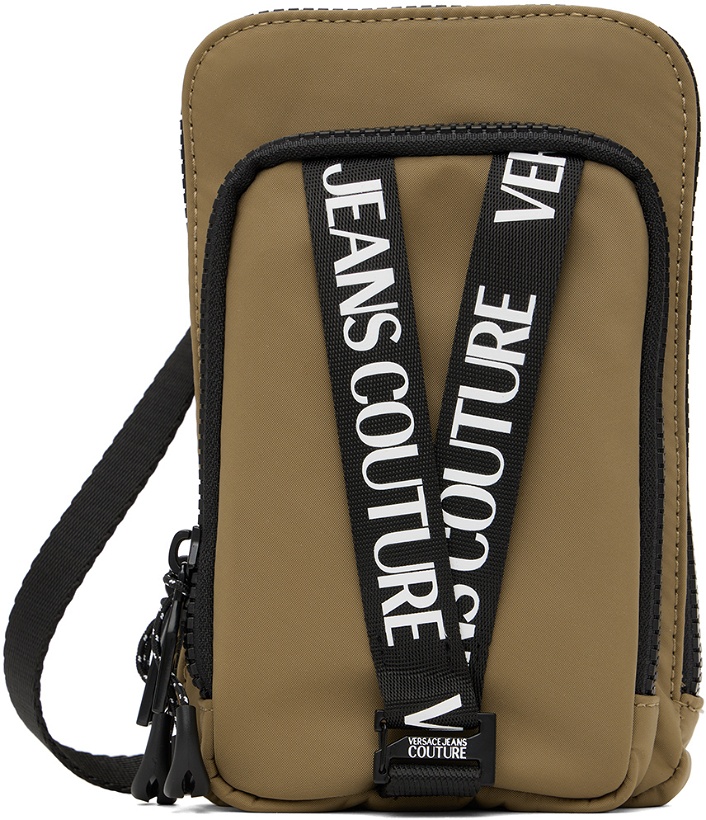 Photo: Versace Jeans Couture Tan V-Webbing Bag