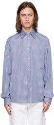 Le PÈRE Blue Stripe Shirt