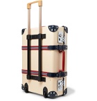 Globe-Trotter - St Moritz 20" Leather and Webbing-Trimmed Carry-On Suitcase - Neutrals