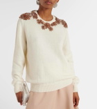 Costarellos Crystal-embellished sweater