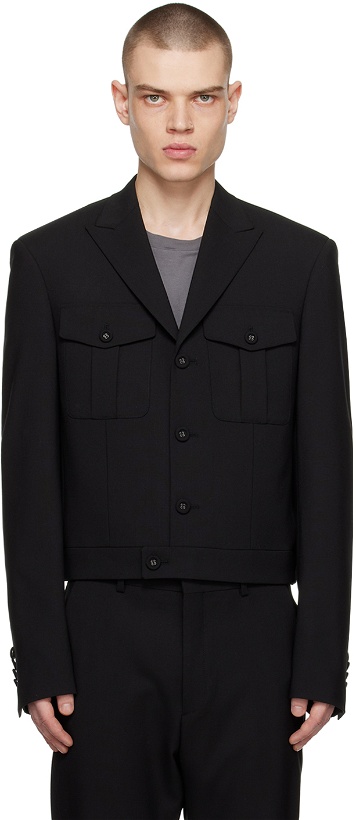 Photo: Kanghyuk Black Out Pocket Suit Jacket