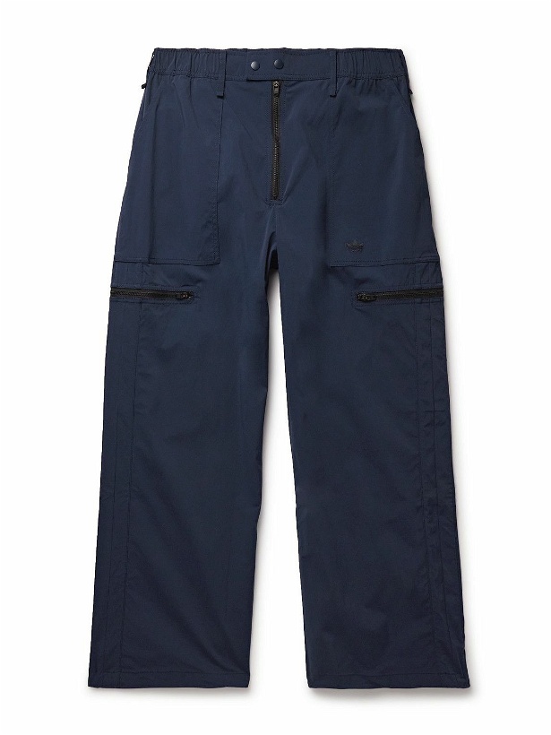 Photo: adidas Consortium - Wales Bonner Wide-Leg Recycled-Shell Trousers - Blue