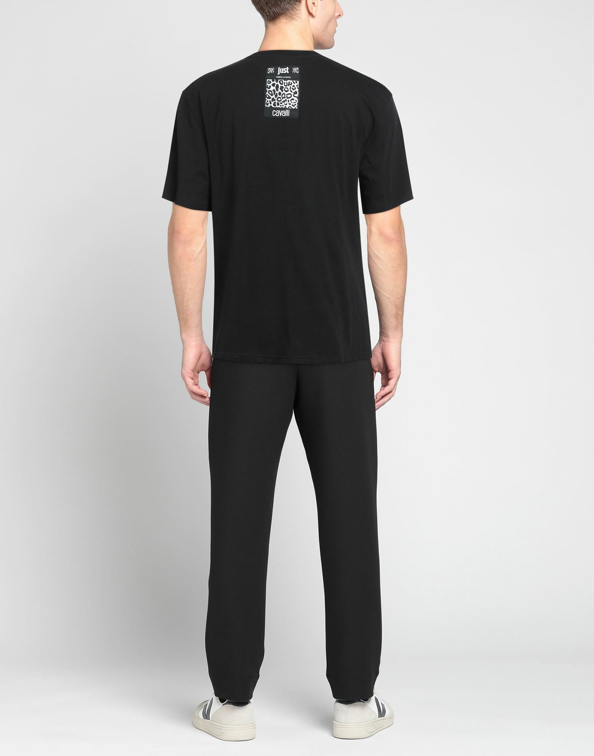 Just Cavalli Mens T-shirt in Black