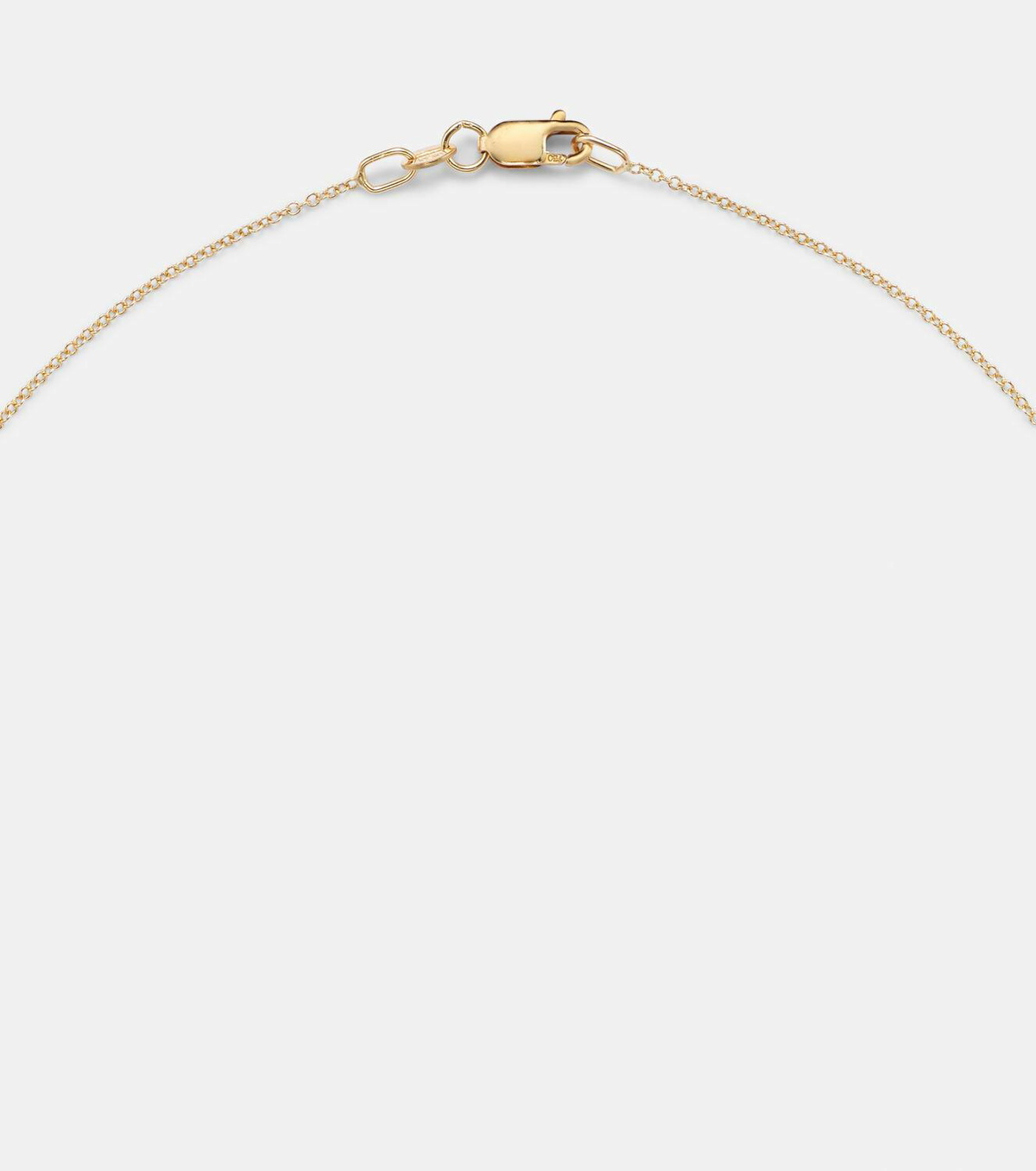 Ileana Makri Lucky Clover 18kt gold pendant necklace with gemstones