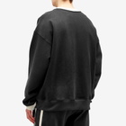 Nahmias Men's P.E. Crew Sweat in Worn Black