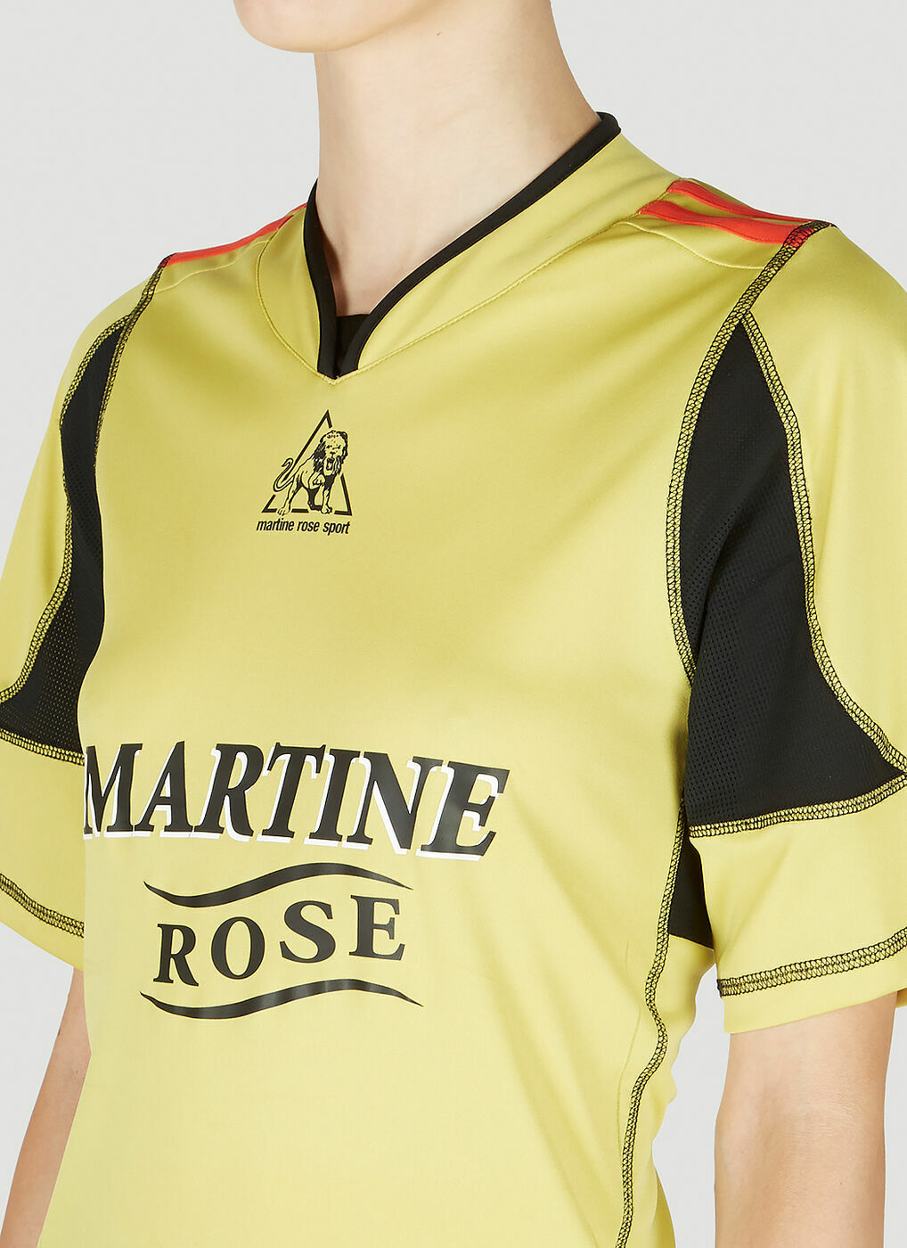 Martine Rose Shrunken Football Top - Ss23-123-yelbl