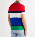 Polo Ralph Lauren - Slim-Fit Colour-Block Cotton-Jersey Polo Shirt - Multi
