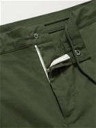 Nike - Sportwear Style Essentials Tapered Cropped Cotton-Blend Trousers - Green