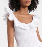 Susan Fang Ruffled cotton top