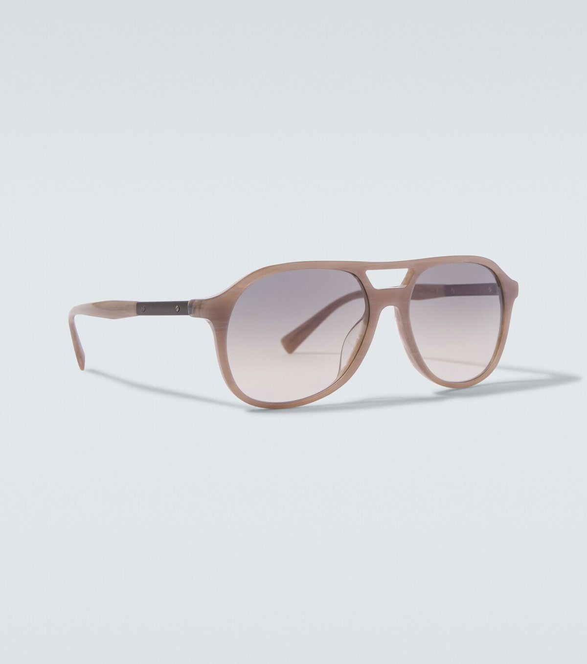 Brunello Cucinelli Logo aviator sunglasses