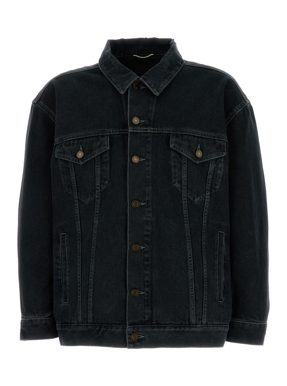 Saint Laurent Khaki Nylon Windbreaker Jacket Saint Laurent Saint Laurent Khaki Nylon Windbreaker Jacket Saint Laurent