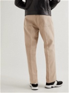 Ermenegildo Zegna - Straight-Leg Cotton, Silk and Linen-Blend Twill Trousers - Neutrals