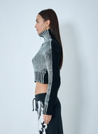 VAQUERA Coated Rib Cardigan
