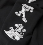 adidas Originals - Disney Goofy Printed Loopback Cotton-Jersey Sweatshirt - Black