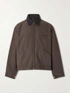 A.PRESSE - Detroit Cotton and Silk-Blend Jacket - Brown