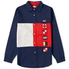 Tommy Jeans x Aries Multi Flags Shirt in Desert Sky
