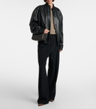 The Row '90s leather shoulder bag