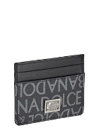 Dolce & Gabbana Coated Jacquard Card Holder