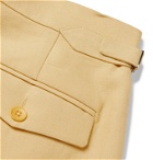 Maximilian Mogg - Pleated Linen Suit Trousers - Yellow
