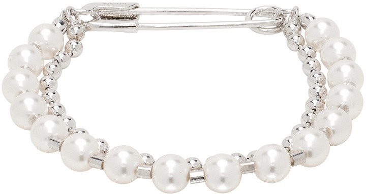 Photo: Numbering Silver & White #9909 Bracelet