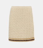 Tory Burch Crochet cotton-blend miniskirt