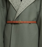 Loewe - Anagram leather belt