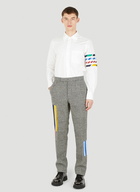 Multi Bar Prince of Wales Pants in Grey