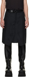 Rick Owens Black Tower Skirt