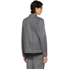 Affix Grey Two-Way Zip Service Jacket