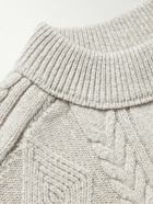 Loro Piana - Versilia Cable-Knit Wool Sweater - Neutrals