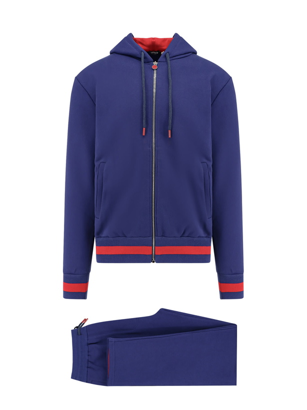 Photo: Kiton Cotton Jumpsuit With Embroidered Logo