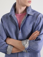 God's True Cashmere - Linen Shirt - Blue