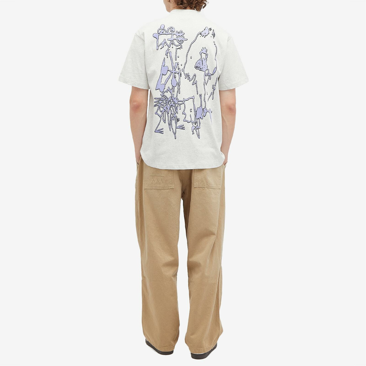 Lo-Fi Men's Emulsion T-Shirt in Ash