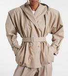 Magda Butrym Belted cotton-blend jacket