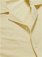 Stòffa - Camp-Collar Cotton-Piqué Shirt - Yellow