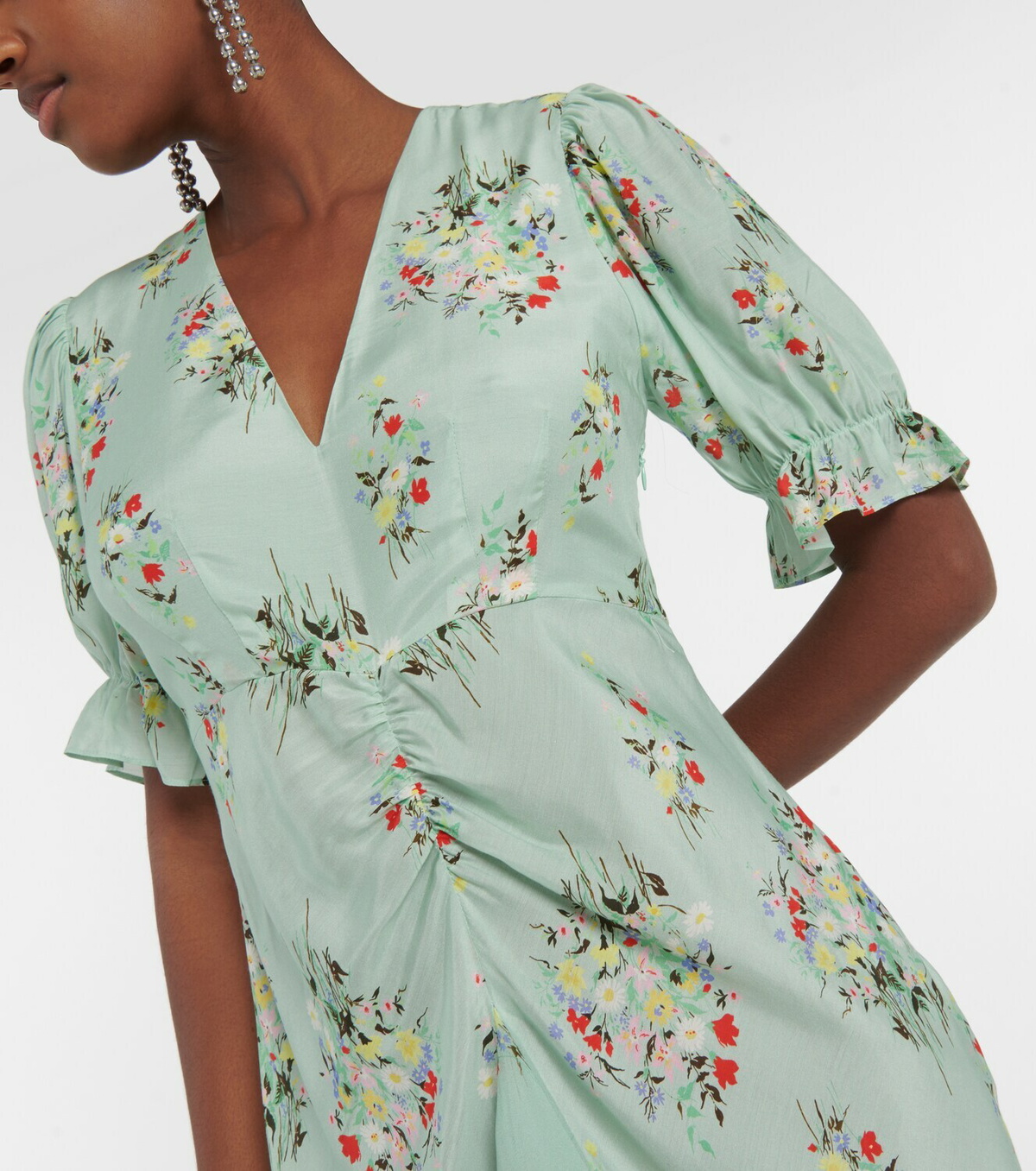 RIXO リキソー ブランド ワンピース floral cotton&silk 773291 RIXO リキソー ブランド ワンピース floral cotton&silk 773291