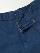 Polo Ralph Lauren - Straight-Leg Hemp-Twill Trousers - Blue