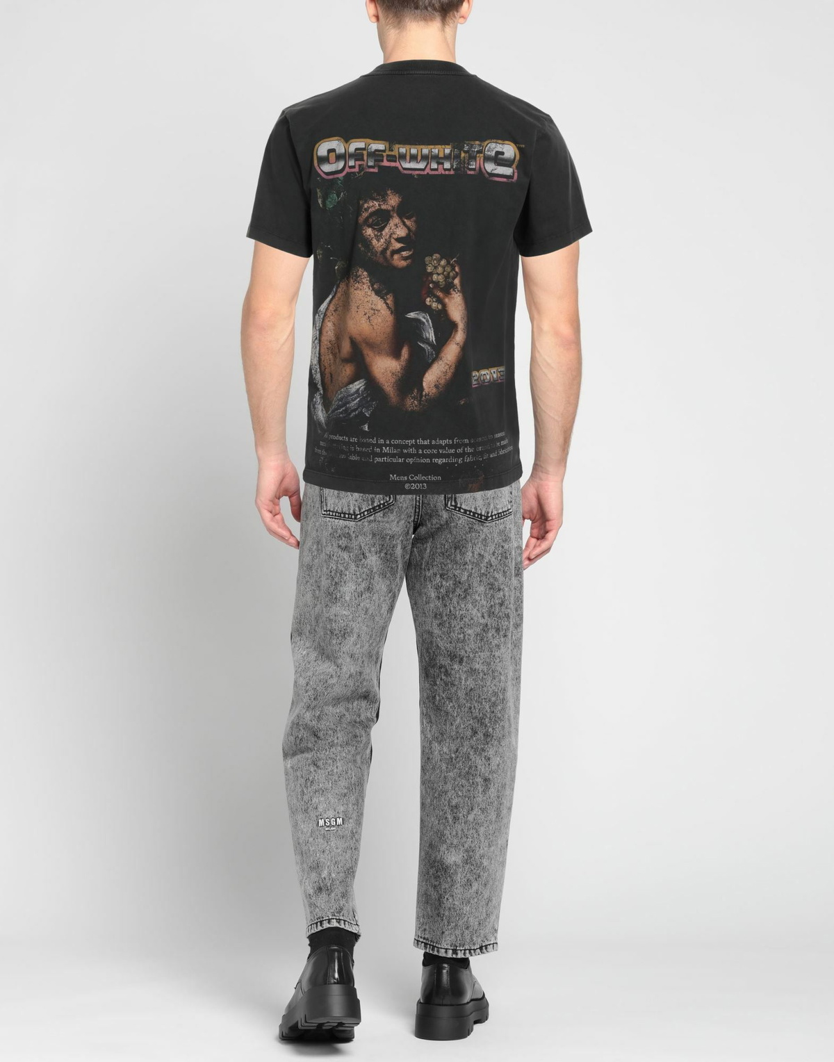 Off-white Mens T-shirt in Grey