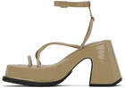 Eytys Beige Olympia Heeled Sandals