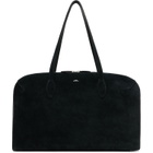 TOTEME Black Suede Day Tote
