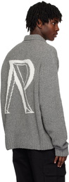 Represent Gray Initial Polo