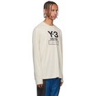 Y-3 Off-White Stacked Logo Long Sleeve T-Shirt