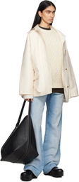 Guest in Residence Off-White Allday Cable Crew Sweater
