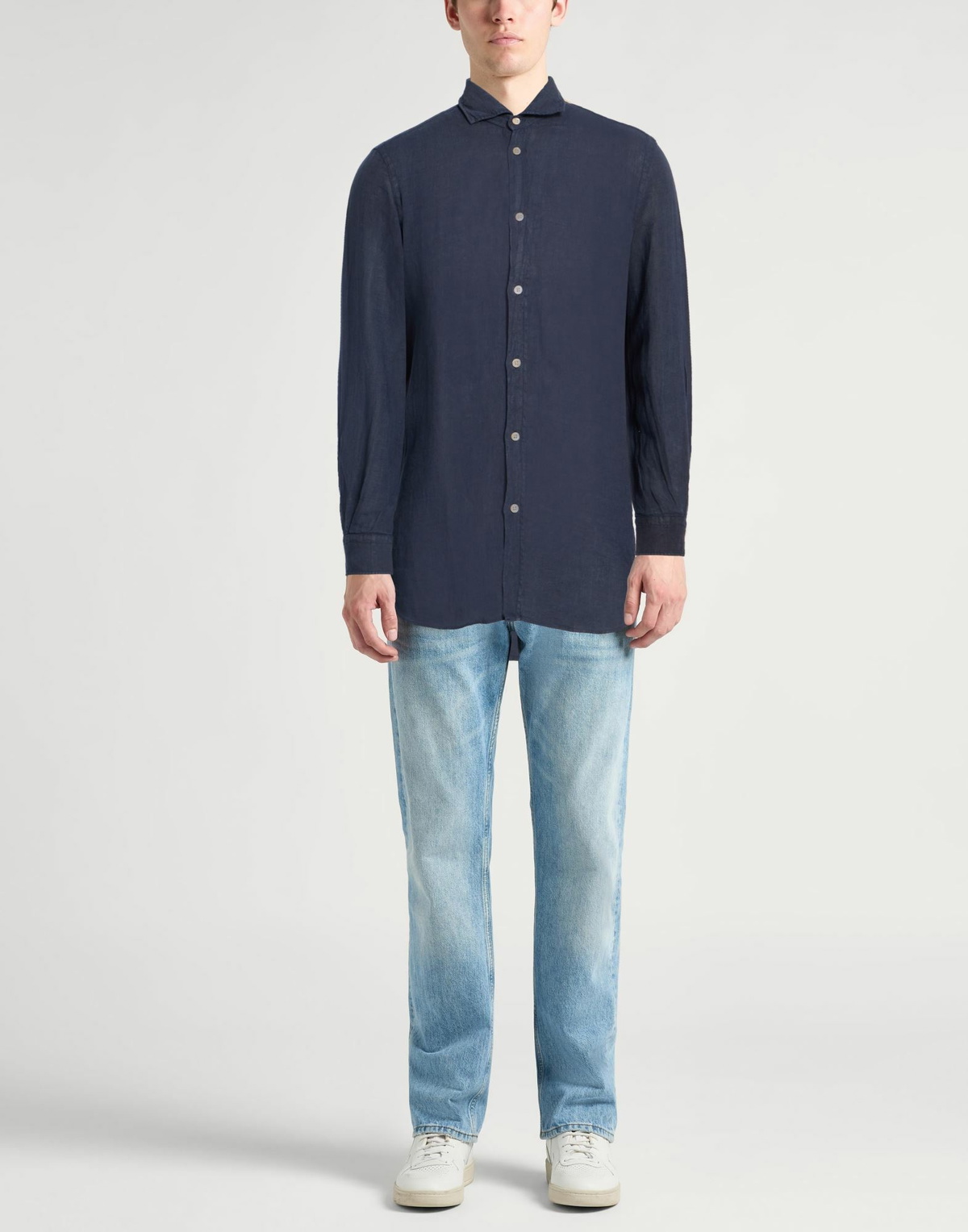 Boglioli Mens Shirt Midnight in Blue
