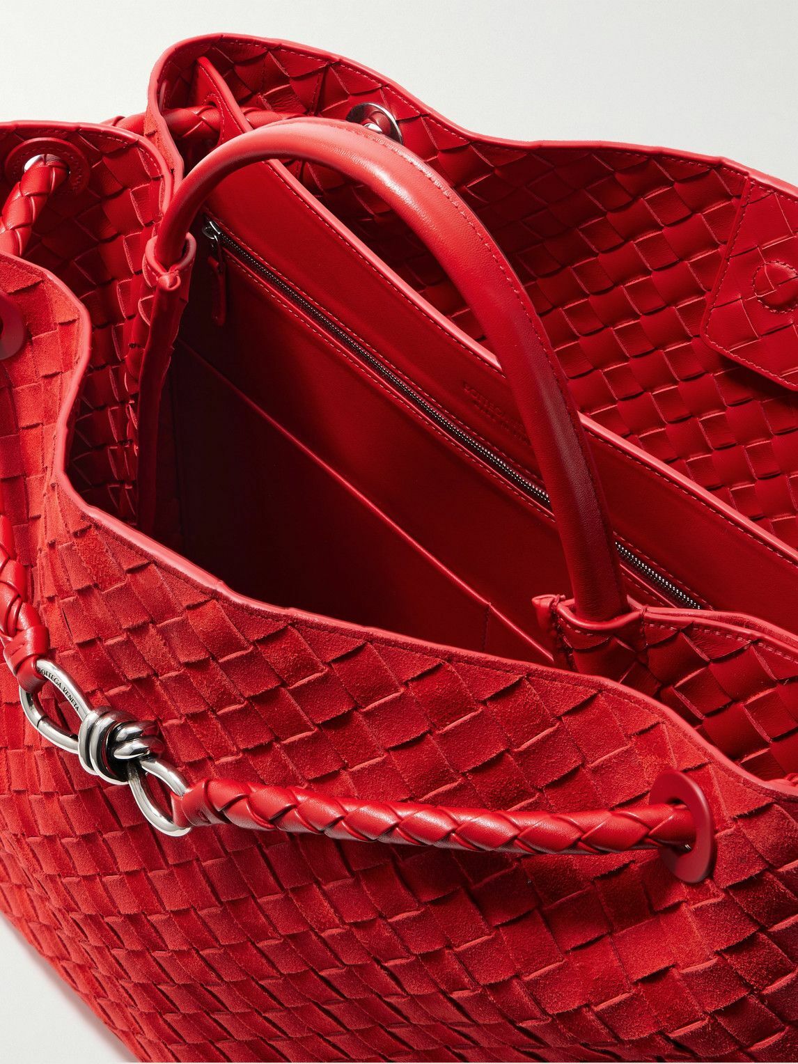 【関税込み】Bottega Veneta レッド Andiamo バッグ Women's bags Bottega Veneta andiamo color Bordeaux red/over
