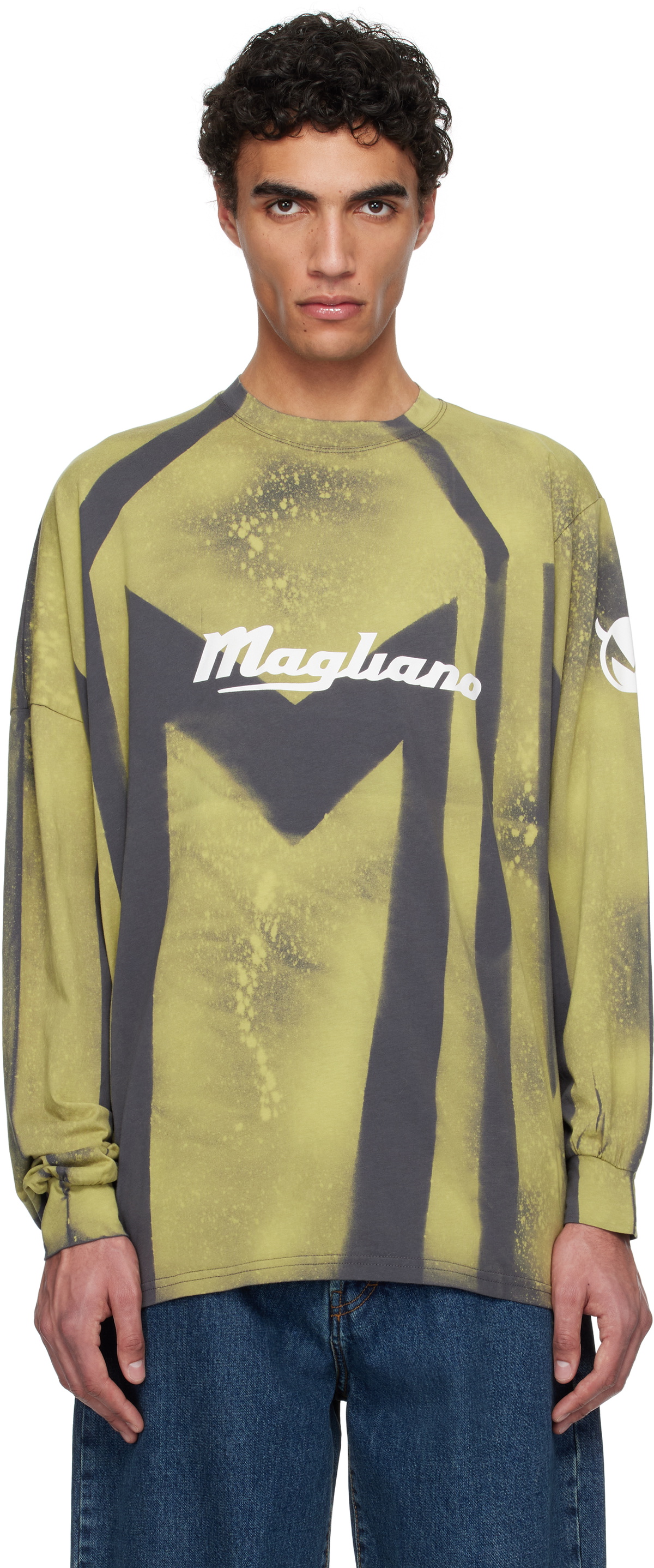 Magliano Green & Gray Phantom Twisted Long Sleeve T-shirt