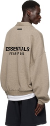 Fear of God ESSENTIALS Gray Fleece Polo