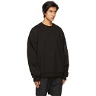 Juun.J Black MA-1 Pocket Sweatshirt